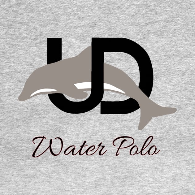 Black Logo Water Polo by Ukiah Dolphins